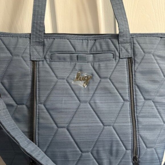 Lug-Rally tote- Brushed Blue Moon-NWOT - Picture 1 of 4
